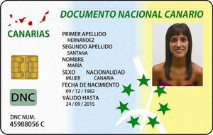 DNC . Documento Nacional Canario
