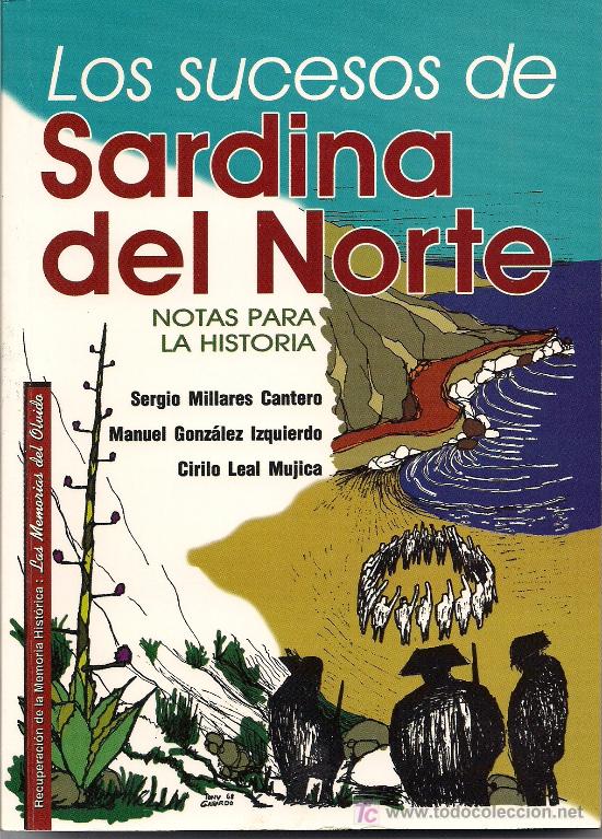 Portada del libro "Los sucesos de Sardina del Norte. Notas para la Historia", de Sergio Millares Cantero, Manuel González Izquierdo y Cirilo Leal Mújica.